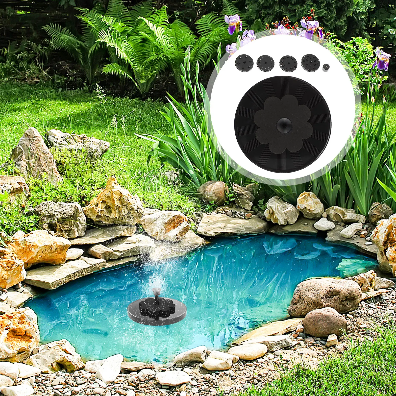 Solar Fountain Fountains Black Garden Water Sprinkler Pond Floating Outdoor Bird Bath Solar Floating Fountain Pump Decor
Solar Fountain Fountains Black Garden Water Sprinkler Pond Floating Outdoor Bird Bath Solar Floating Fountain Pump Decor