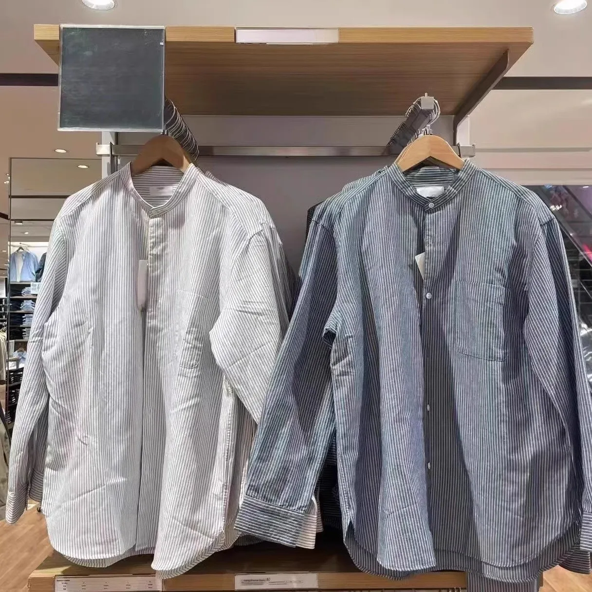 Spring Autumn Men's Cotton Linen Stripe Collar irt Long Sve Casual Thin Outerwear URHMBMK Loose Fit Polyester Fiber
Spring Autumn Men's Cotton Linen Stripe Collar irt Long Sve Casual Thin Outerwear URHMBMK Loose Fit Polyester Fiber