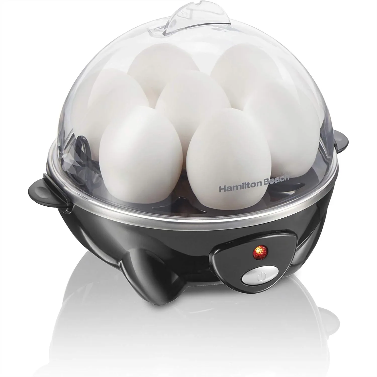 Electric Egg Cooker for Hard Boiled, Poached Eggs, Omelets & Vegetable Steaming, Holds 7 Eggs, Black - Versatile Kitchen Helper
Electric Egg Cooker for Hard Boiled, Poached Eggs, Omelets & Vegetable Steaming, Holds 7 Eggs, Black - Versatile Kitchen Helper