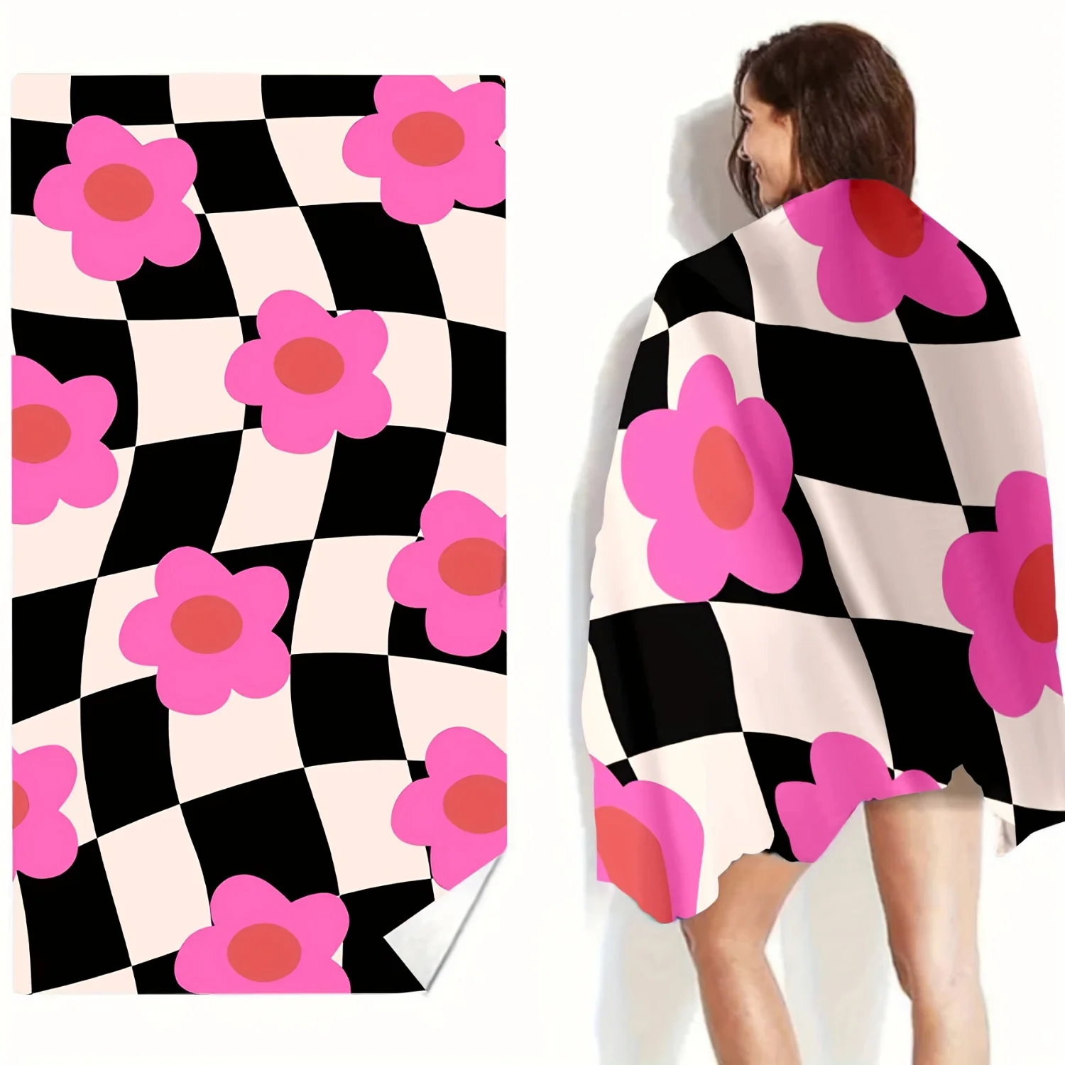 Luxury Beach Towel for Women - Ultra-Lightweight & Quick-Dry Microfiber - Soft, Absorbent, Hand Wash Only - 59x29" Oblong Shape
Luxury Beach Towel for Women - Ultra-Lightweight & Quick-Dry Microfiber - Soft, Absorbent, Hand Wash Only - 59x29" Oblong Shape