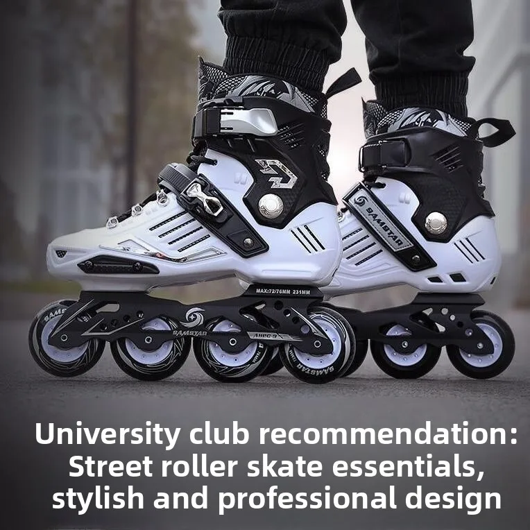 Unisex Adult Roller Skates Single Row Straight Skate Shoes Flat Flower Inline Skating Shoes for Beginners College Students
Unisex Adult Roller Skates Single Row Straight Skate Shoes Flat Flower Inline Skating Shoes for Beginners College Students