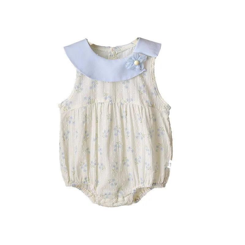 2026 Summer Newborn Baby Romper Printing Lacy Floral Sleeveless Round Neck Jumpsuit Infant Bodysuit for 0-2 Years Old Pullover
2026 Summer Newborn Baby Romper Printing Lacy Floral Sleeveless Round Neck Jumpsuit Infant Bodysuit for 0-2 Years Old Pullover