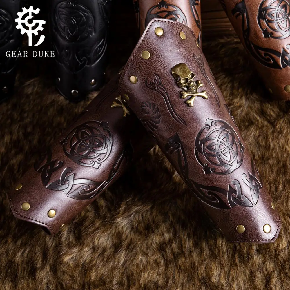Unisex Medieval Cosplay Accessory Steampunk Retro Embossed Skull Head Wristband Punk Prop Knight Handguard Pu Leather 1 Pc Glove
Unisex Medieval Cosplay Accessory Steampunk Retro Embossed Skull Head Wristband Punk Prop Knight Handguard Pu Leather 1 Pc Glove