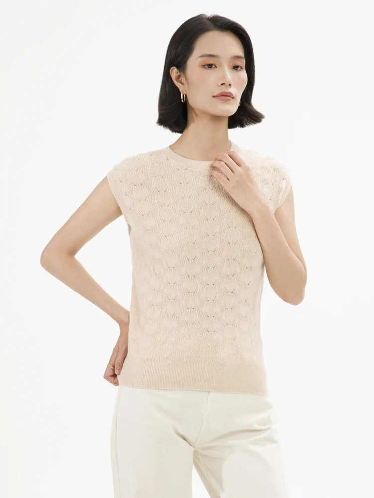 Sleeveless Hollow Pullover Sweater Women Autumn Winter Vest 100% Cashmere Knitwear Casual Soft Waistcoat Female Grace New Tops
Sleeveless Hollow Pullover Sweater Women Autumn Winter Vest 100% Cashmere Knitwear Casual Soft Waistcoat Female Grace New Tops