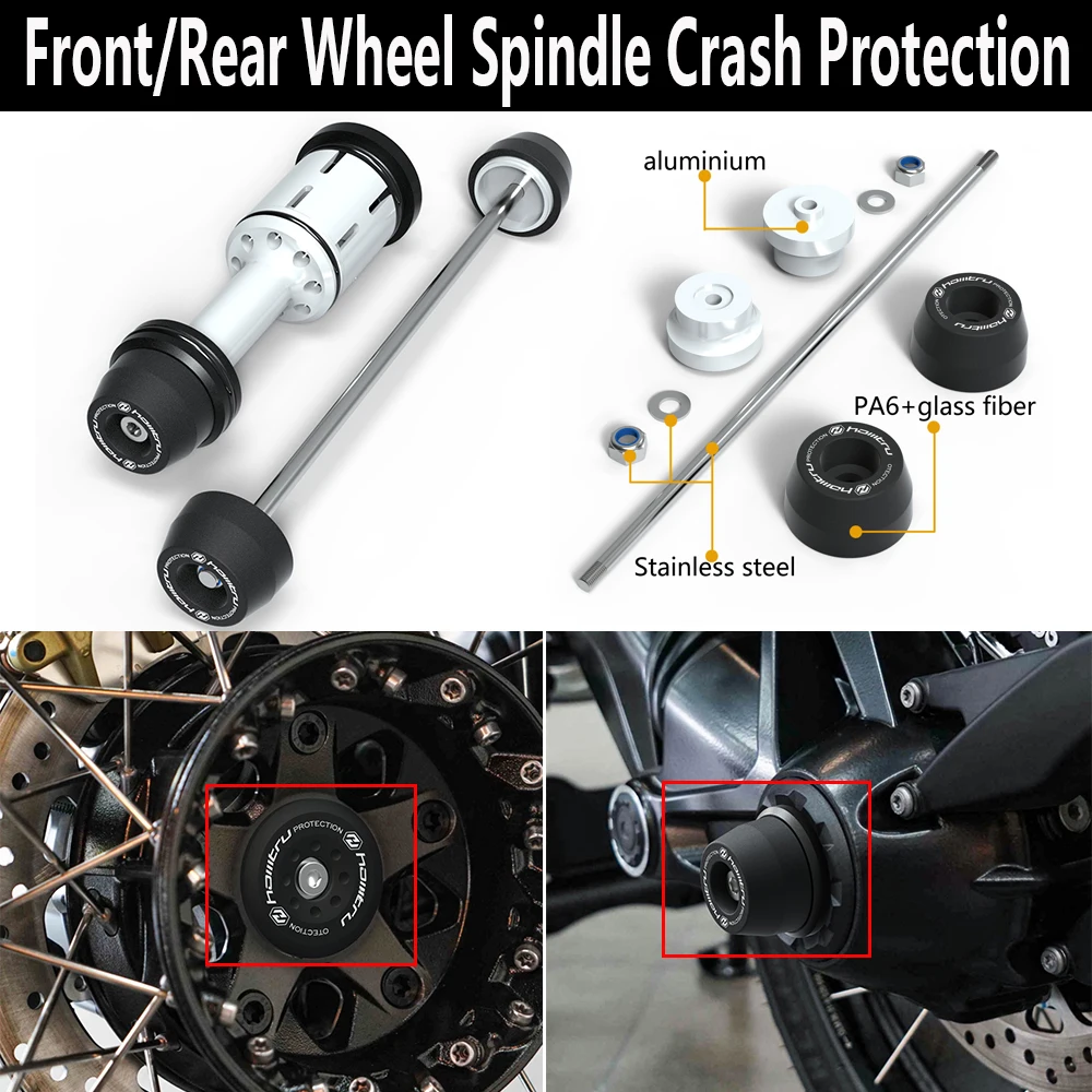 For BMW R nineT / Pure / Racer / Scrambler / Urban G S GS / 2017-2023 Motorcycle Front Rear wheel Spindle Crash Protection
For BMW R nineT / Pure / Racer / Scrambler / Urban G S GS / 2017-2023 Motorcycle Front Rear wheel Spindle Crash Protection
