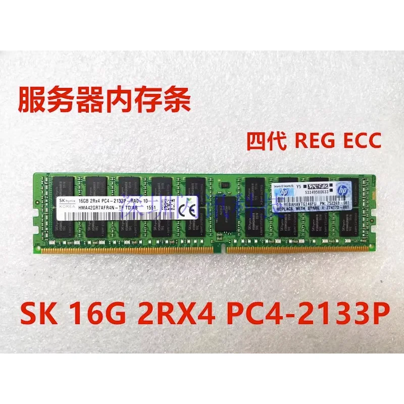 Для 752369-081 HP 16G 2X2PC4-2133p Серверная память четвертого поколения REGEECC DDR4
Для 752369-081 HP 16G 2X2PC4-2133p Серверная память четвертого поколения REGEECC DDR4