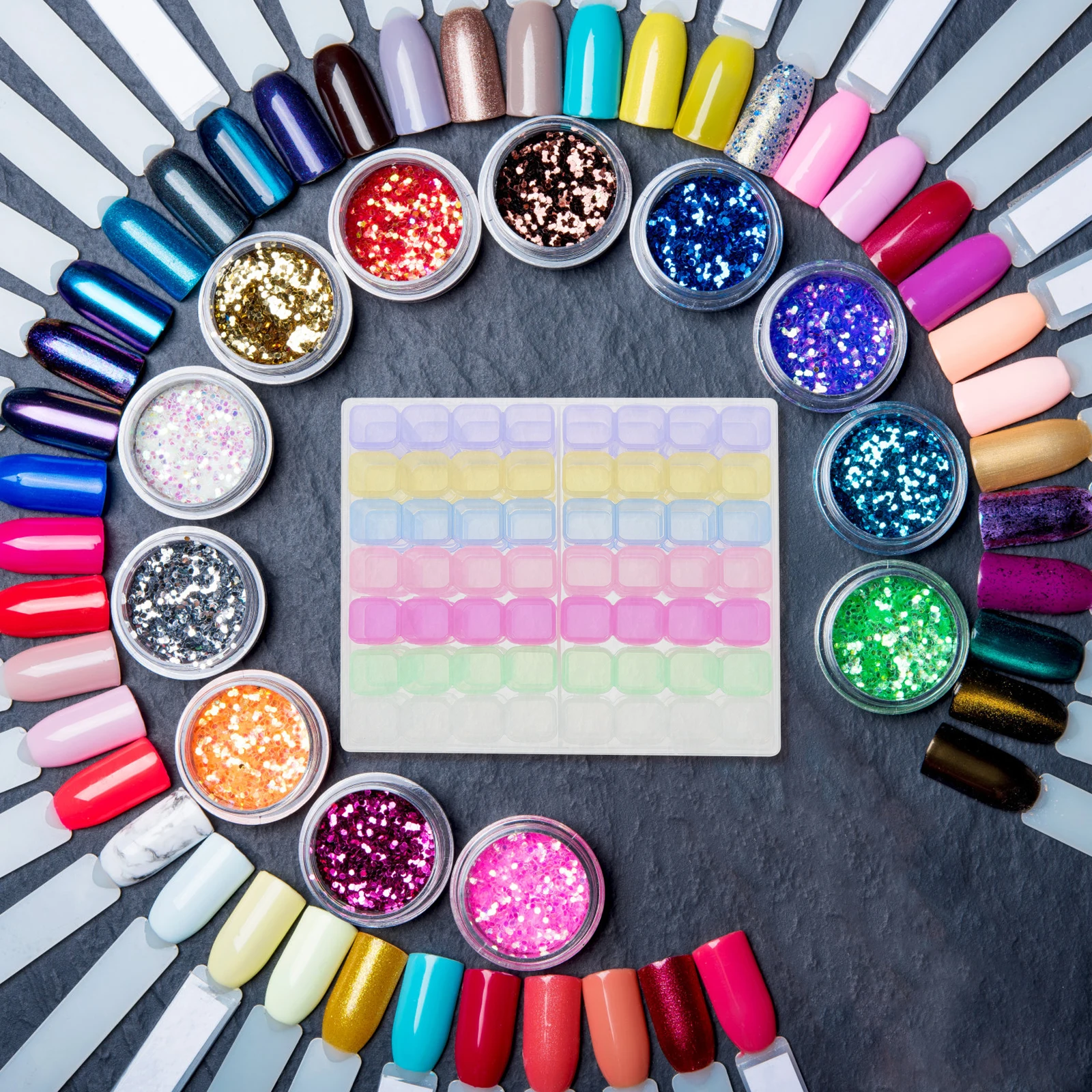 Nail Art Storage Box Clear PP Multi Grid Container for Rhinestones Jewels DIY Accessories ganizers Home Shop
Nail Art Storage Box Clear PP Multi Grid Container for Rhinestones Jewels DIY Accessories ganizers Home Shop