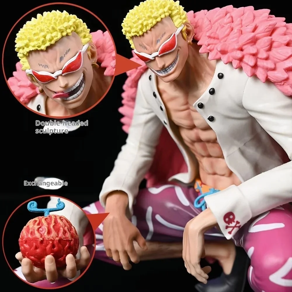 15cm Anime One Piece Figures Oka Shichibukai Donquixote Doflamingo Action Figure Pvc Collection Gk Devil Fruit Statue Model Toys
15cm Anime One Piece Figures Oka Shichibukai Donquixote Doflamingo Action Figure Pvc Collection Gk Devil Fruit Statue Model Toys
