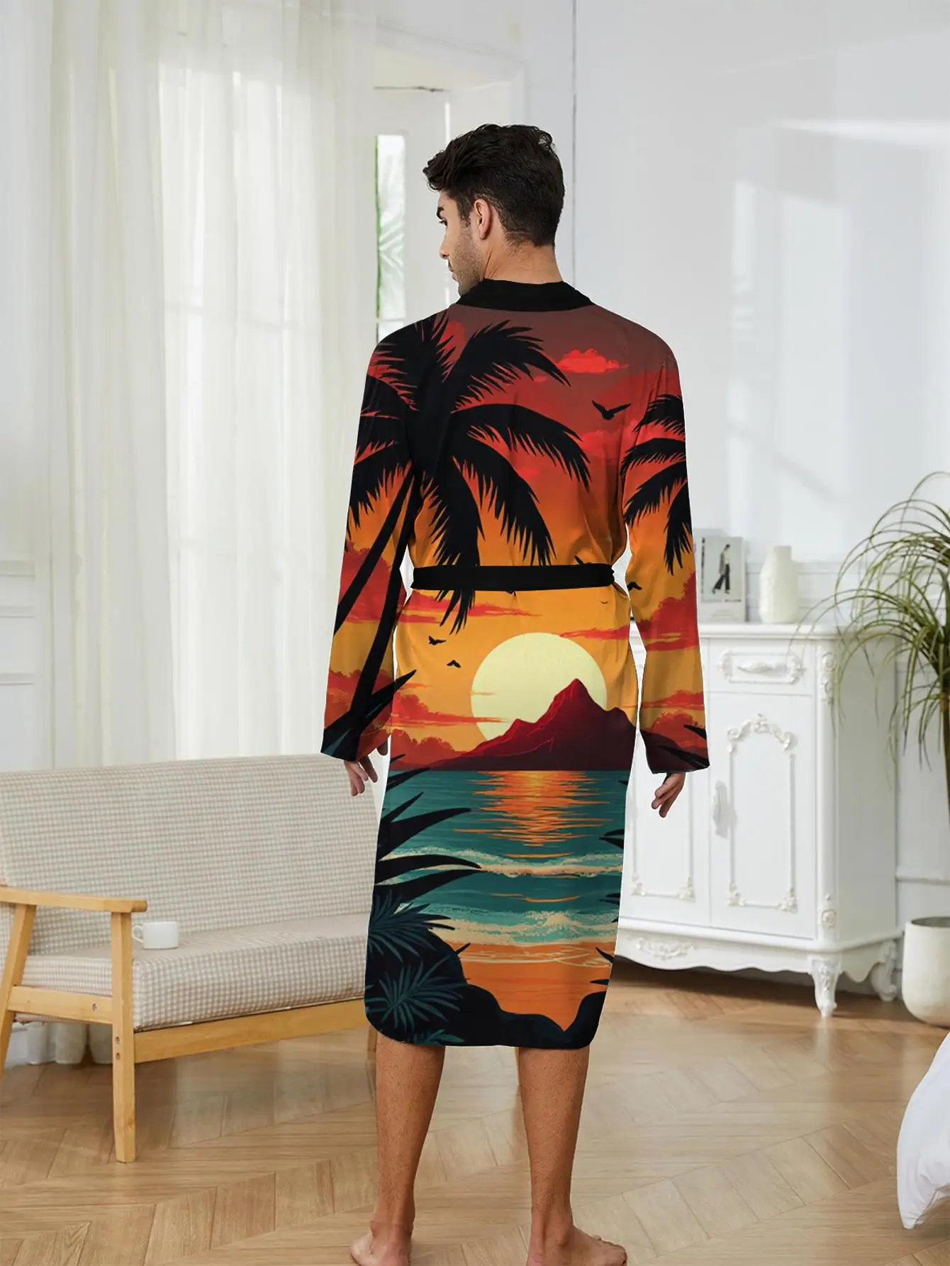 1pc Men's Robes 2026 Spring/Summer Men's Pajamas Polyester Sleepwear Bathrobe Nightie for Men Robe 3D Printed Graphic
1pc Men's Robes 2026 Spring/Summer Men's Pajamas Polyester Sleepwear Bathrobe Nightie for Men Robe 3D Printed Graphic