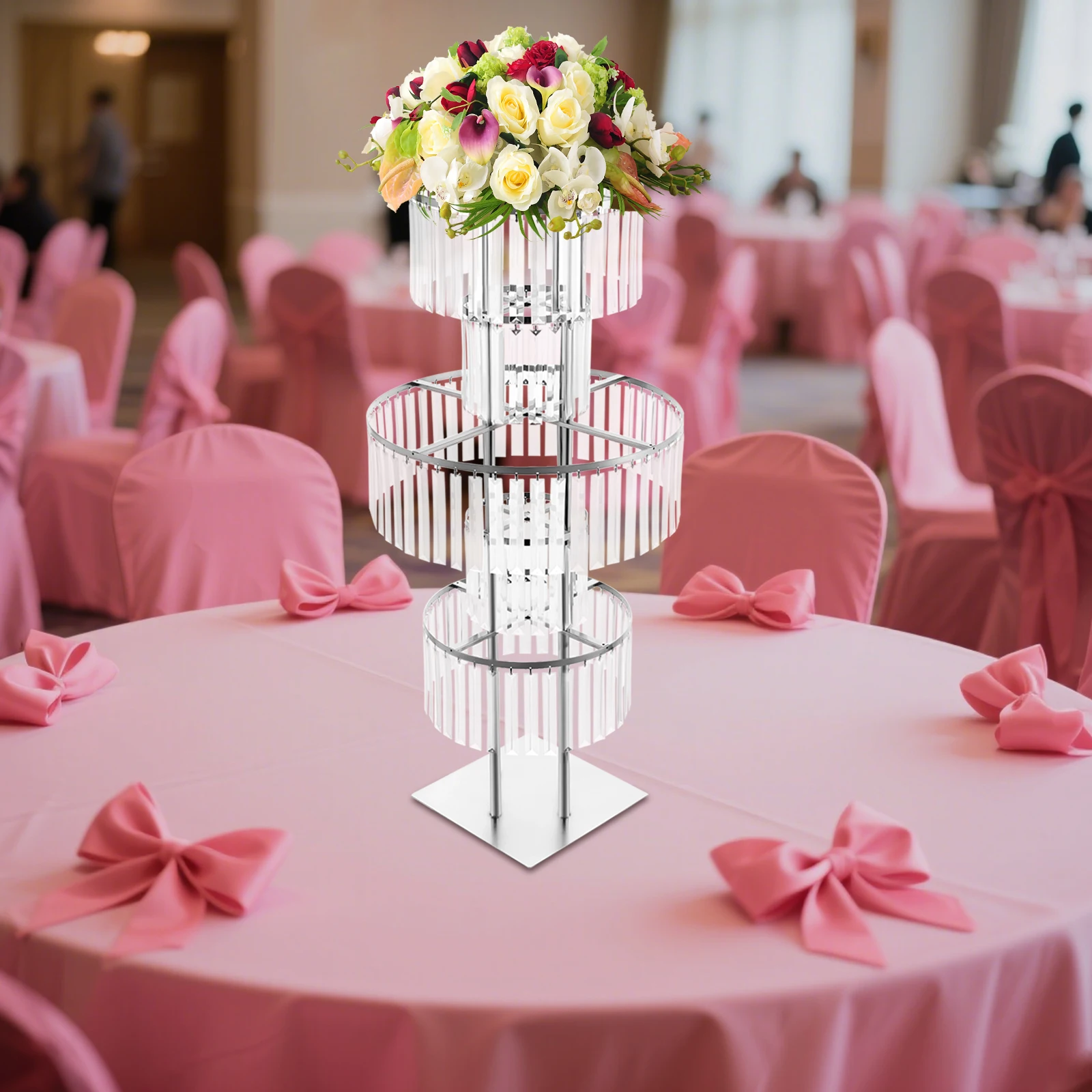 5-уровневая круглая подставка для цветов для T-образной вечеринки, дня рождения, вечеринки, украшения, серебряные вазы, свадебные центральные детали для столов
5-уровневая круглая подставка для цветов для T-образной вечеринки, дня рождения, вечеринки, украшения, серебряные вазы, свадебные центральные детали для столов