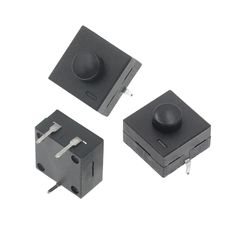 10pcs/lot Flashlight switch 231BS Push button switch 12*12*9.4MM Two open one closed 3-pin self-locking push button switch
10pcs/lot Flashlight switch 231BS Push button switch 12*12*9.4MM Two open one closed 3-pin self-locking push button switch