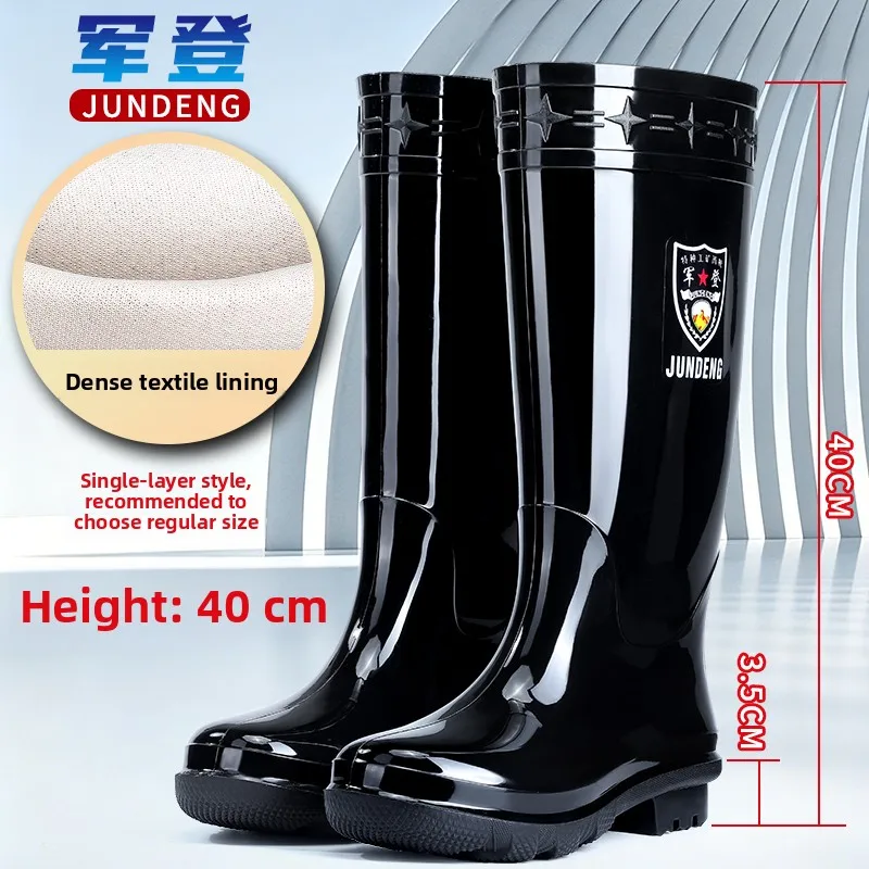 Thick Bottom High Top Rain Boots Men's Summer Long Water Shoes Anti-slip Wear-resistant Labor Protection Fishing Special Rain...
Thick Bottom High Top Rain Boots Men's Summer Long Water Shoes Anti-slip Wear-resistant Labor Protection Fishing Special Rain...