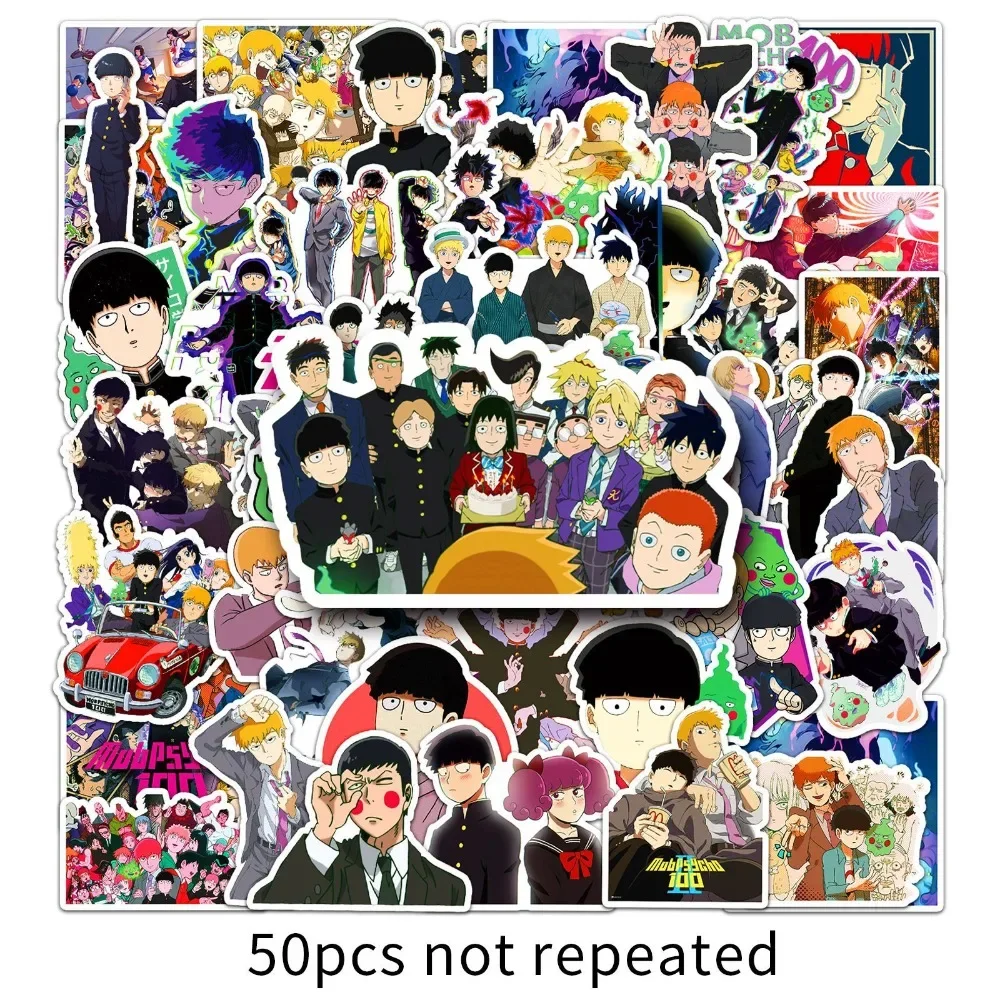 Anime Mob Psycho 100 Kawaii Waterproof Stickers Japanese Manga Mobu Saiko Hyaku Cartoon Decorations Trendy Gift 50pcs
Anime Mob Psycho 100 Kawaii Waterproof Stickers Japanese Manga Mobu Saiko Hyaku Cartoon Decorations Trendy Gift 50pcs