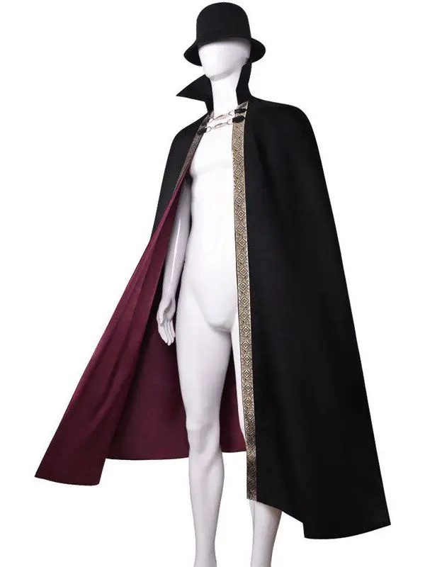 Baron Cloak Cosplay Halloween Costume Women's Ethnic Stage Wear Long Black Hooded Robe Traditional Chinese Festival
Baron Cloak Cosplay Halloween Costume Women's Ethnic Stage Wear Long Black Hooded Robe Traditional Chinese Festival