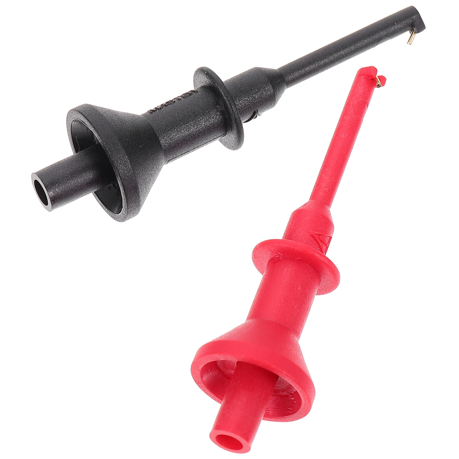 2 Pcs Testing Hook Clip Multimeters Test Lead Clip 4mm Plug-in Probe Clamp Accessories Premium Material
2 Pcs Testing Hook Clip Multimeters Test Lead Clip 4mm Plug-in Probe Clamp Accessories Premium Material