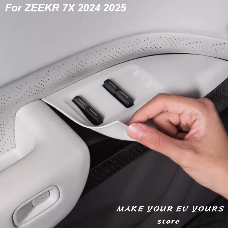 Новинка! Для Zeekr 7X 2024 2025, дверное стекло, подъемная панель, ручка, силиконовая защитная накладка, аксессуары для интерьера
Новинка! Для Zeekr 7X 2024 2025, дверное стекло, подъемная панель, ручка, силиконовая защитная накладка, аксессуары для интерьера