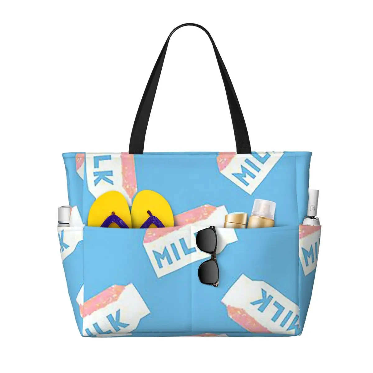 Milk Beach Tote Bag Sport Gym Yoga Duffle Large Tote Bag Women Travel Bag Fitness bag
Milk Beach Tote Bag Sport Gym Yoga Duffle Large Tote Bag Women Travel Bag Fitness bag
