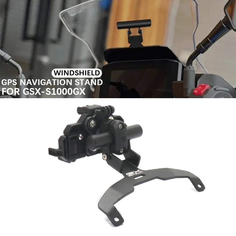 Motorcycle Accessories For Suzuki GSX-S1000 GX 2024- Navigation Windshield Phone HoldeiMount Bracket Navigation Bracket S1000GX
Motorcycle Accessories For Suzuki GSX-S1000 GX 2024- Navigation Windshield Phone HoldeiMount Bracket Navigation Bracket S1000GX