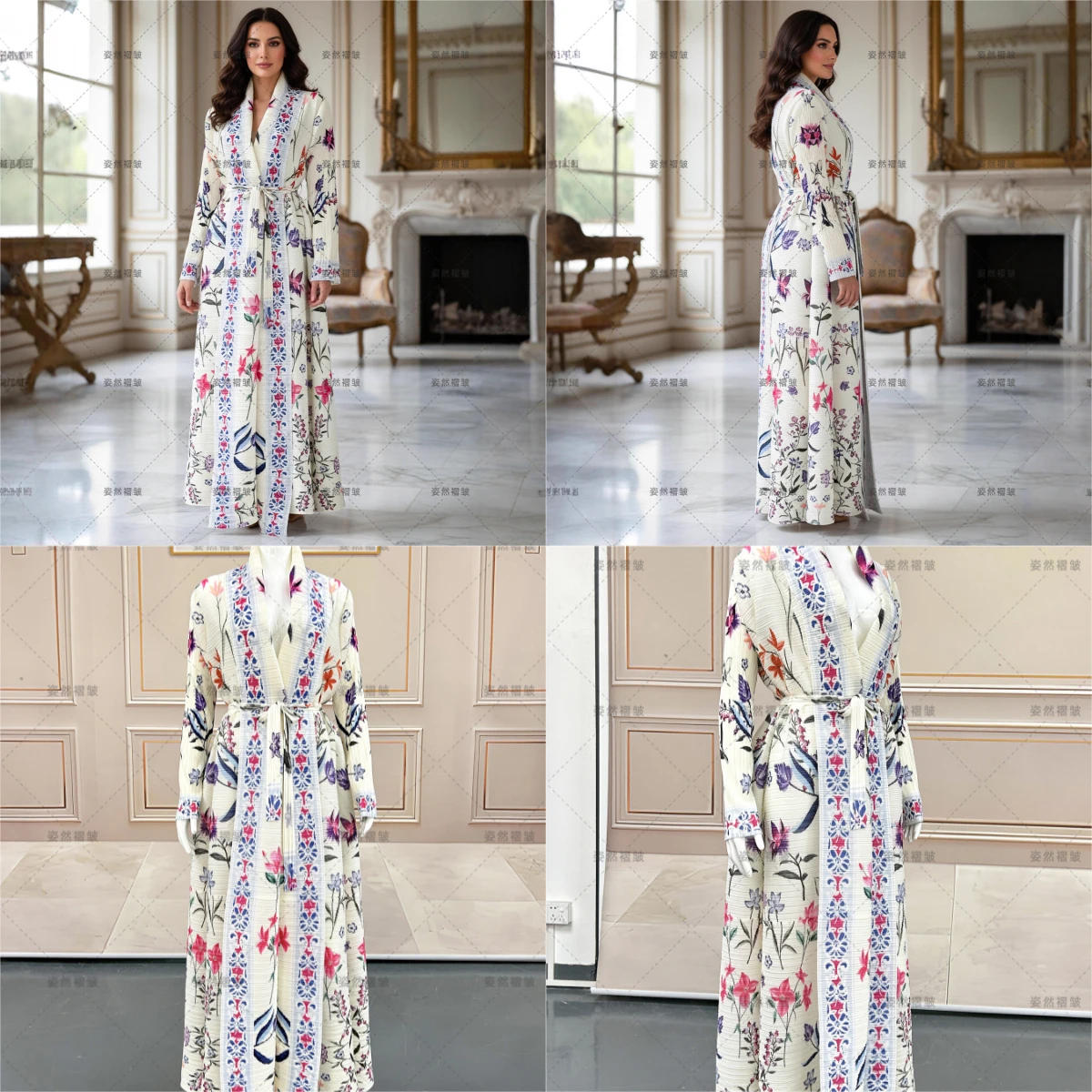 Miyake Pleated New 2025 Spring and Autumn Middle East Robes Women's Printed Fashion Pleated Trench Coat Jacket Female Pleated
Miyake Pleated New 2025 Spring and Autumn Middle East Robes Women's Printed Fashion Pleated Trench Coat Jacket Female Pleated