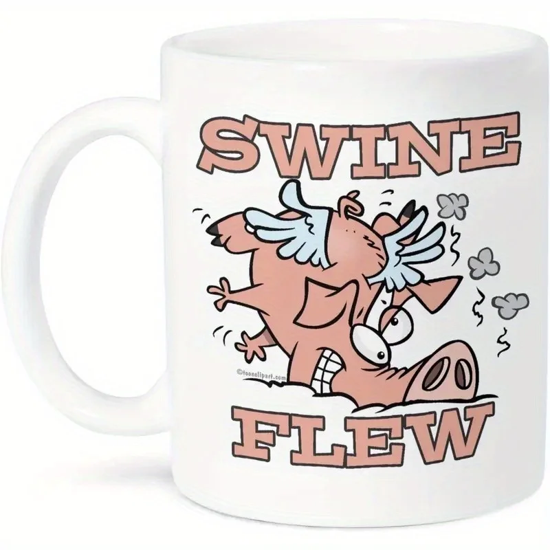 Забавная кружка Swine Flew: причудливый и юмористический дизайн — идеальный подарок для любителей кофе и любителей юморов, идеально подходит для ежедневного использования
Забавная кружка Swine Flew: причудливый и юмористический дизайн — идеальный подарок для любителей кофе и любителей юморов, идеально подходит для ежедневного использования