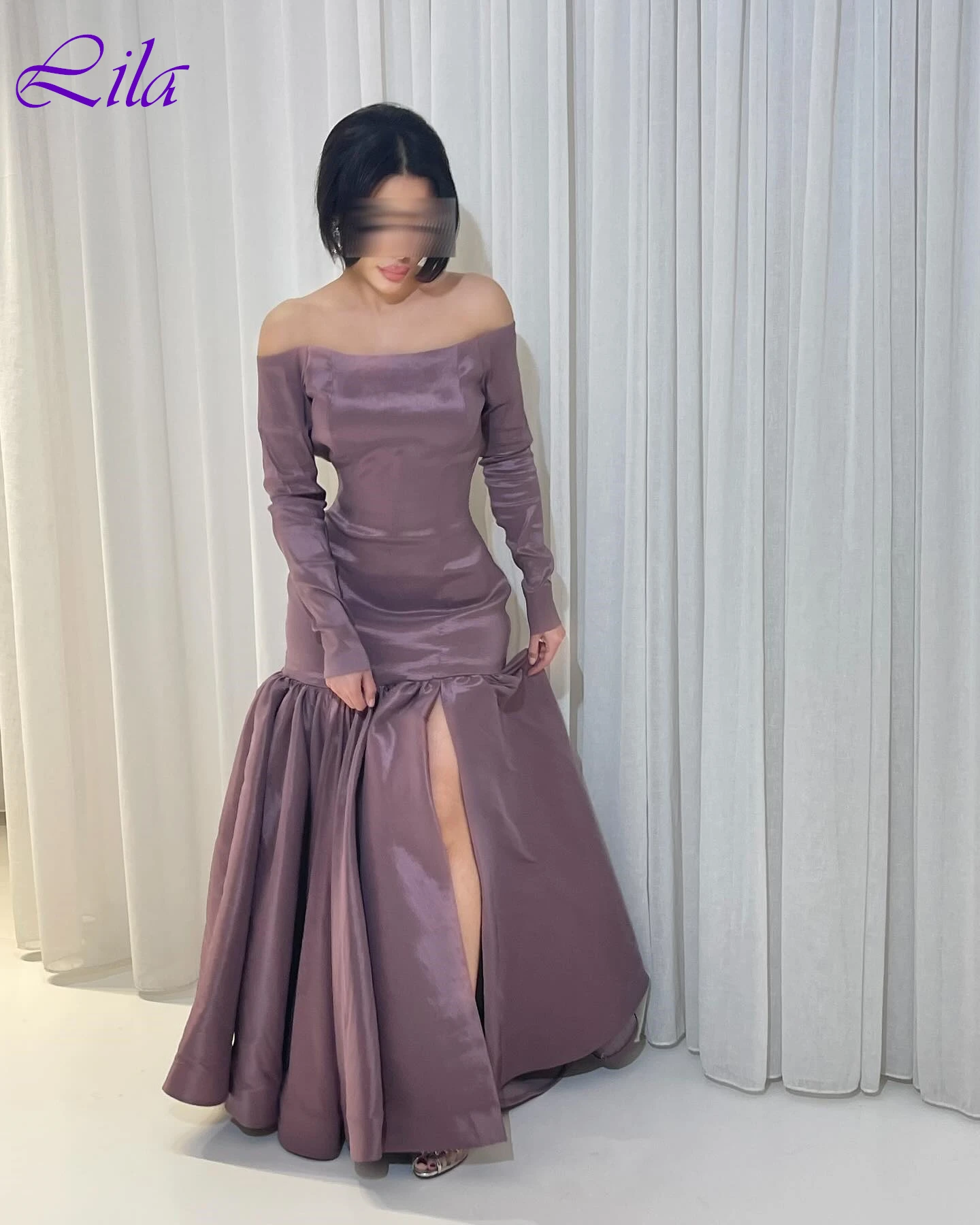 Индивидуальное вечернее платье с вырезом «лодочка» и длинными рукавами, элегантное модное платье знаменитостей, современное нежное вечернее платье
Индивидуальное вечернее платье с вырезом «лодочка» и длинными рукавами, элегантное модное платье знаменитостей, современное нежное вечернее платье