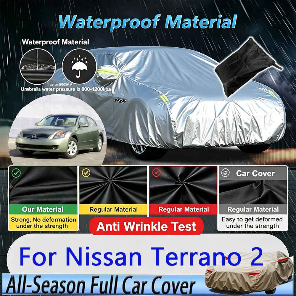Outdoor Protection Full Car Cover Snow Cover Sunshade Waterproof Dustproof Exterior Car Accessories For Nissan Terrano 2
Outdoor Protection Full Car Cover Snow Cover Sunshade Waterproof Dustproof Exterior Car Accessories For Nissan Terrano 2