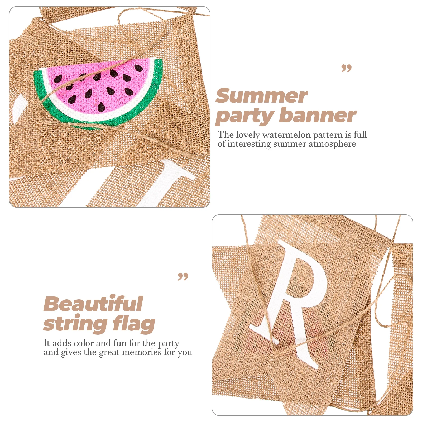 1 pc Decorative Banners Summer Flags Creative Wall Hanging Colorful String Decorations for Hawaii Party Watermelon Pattern
1 pc Decorative Banners Summer Flags Creative Wall Hanging Colorful String Decorations for Hawaii Party Watermelon Pattern