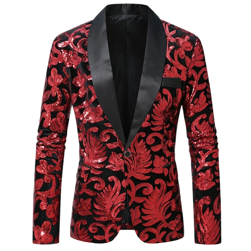 Модные костюмы для мужчин с яркими блестками Trajes De Hombre Elegante, роскошная куртка в стиле стимпанк, пальто, свадебное платье для жениха, сценическое платье, блейзер
Модные костюмы для мужчин с яркими блестками Trajes De Hombre Elegante, роскошная куртка в стиле стимпанк, пальто, свадебное платье для жениха, сценическое платье, блейзер