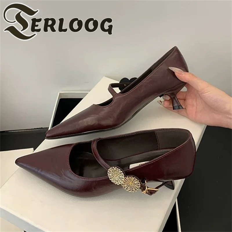 Low Heels Women Sandals Summers 2025 New Pointed Toe Single Shoes Woman Buckle Shallow Party Dress Pumps Ladies Sandalias Mujer
Low Heels Women Sandals Summers 2025 New Pointed Toe Single Shoes Woman Buckle Shallow Party Dress Pumps Ladies Sandalias Mujer