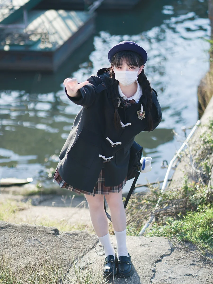 Sweet Sle Hooded Tweed Jaet Button Design College Faion ature School Supply JK Woolen Coat Polyester Rayon Spandex
Sweet Sle Hooded Tweed Jaet Button Design College Faion ature School Supply JK Woolen Coat Polyester Rayon Spandex