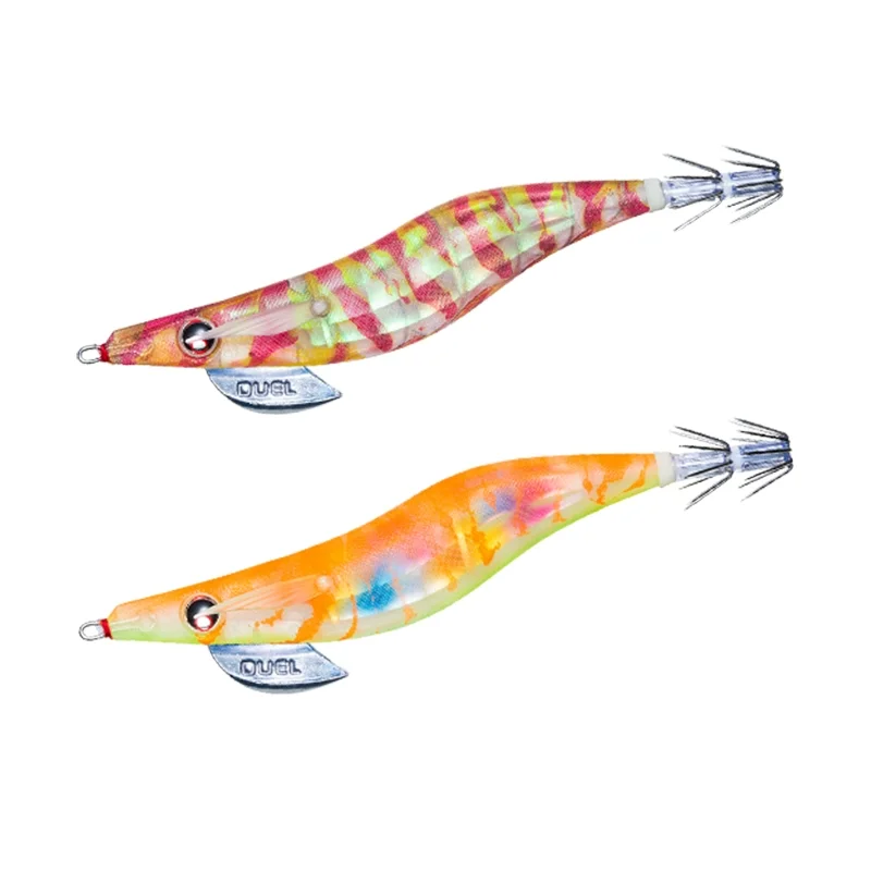 Дуэль, оригинальная имитация деревянных креветок, УФ-светящийся светящийся крючок для кальмара, приманка для длинного заброса, приманка для сейбаба
Дуэль, оригинальная имитация деревянных креветок, УФ-светящийся светящийся крючок для кальмара, приманка для длинного заброса, приманка для сейбаба