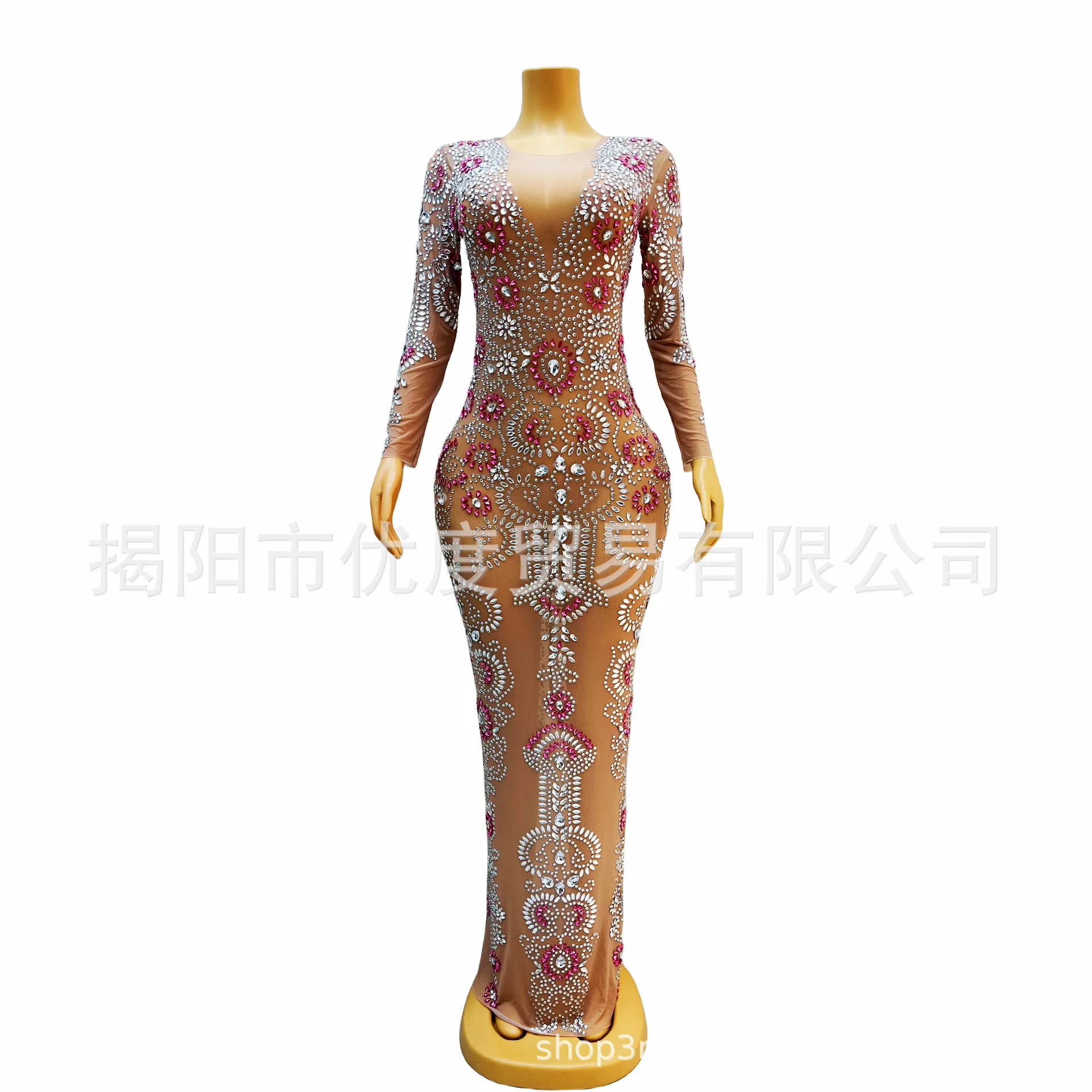 Перспективное блестящее сетчатое платье со стразами, темпераментное платье, коктейльная вечеринка, день рождения, вечеринка, длинная юбка, цилиндр с замком
Перспективное блестящее сетчатое платье со стразами, темпераментное платье, коктейльная вечеринка, день рождения, вечеринка, длинная юбка, цилиндр с замком