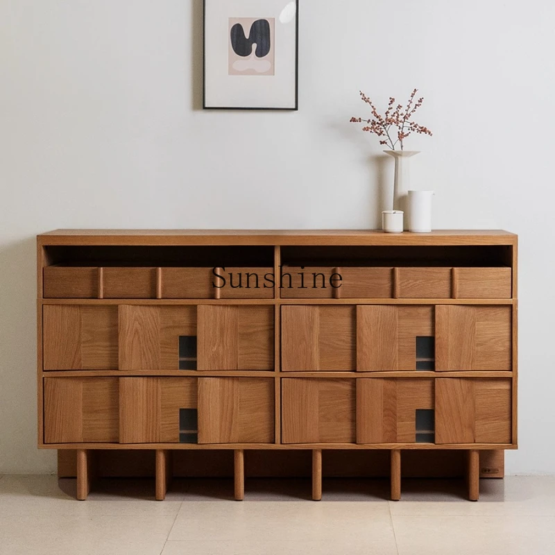 Marseille solid wood five-bucket storage cabinet, living room against the wall for storage, light luxury and high-end sense
Marseille solid wood five-bucket storage cabinet, living room against the wall for storage, light luxury and high-end sense