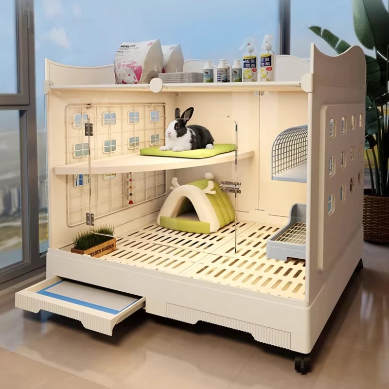 Panoramic View Rabbit Villa Large Drawer Style Cage for Dutch Guinea Pigs Easy Clean Home Habitat Spacious Rodent Enclosure
Panoramic View Rabbit Villa Large Drawer Style Cage for Dutch Guinea Pigs Easy Clean Home Habitat Spacious Rodent Enclosure