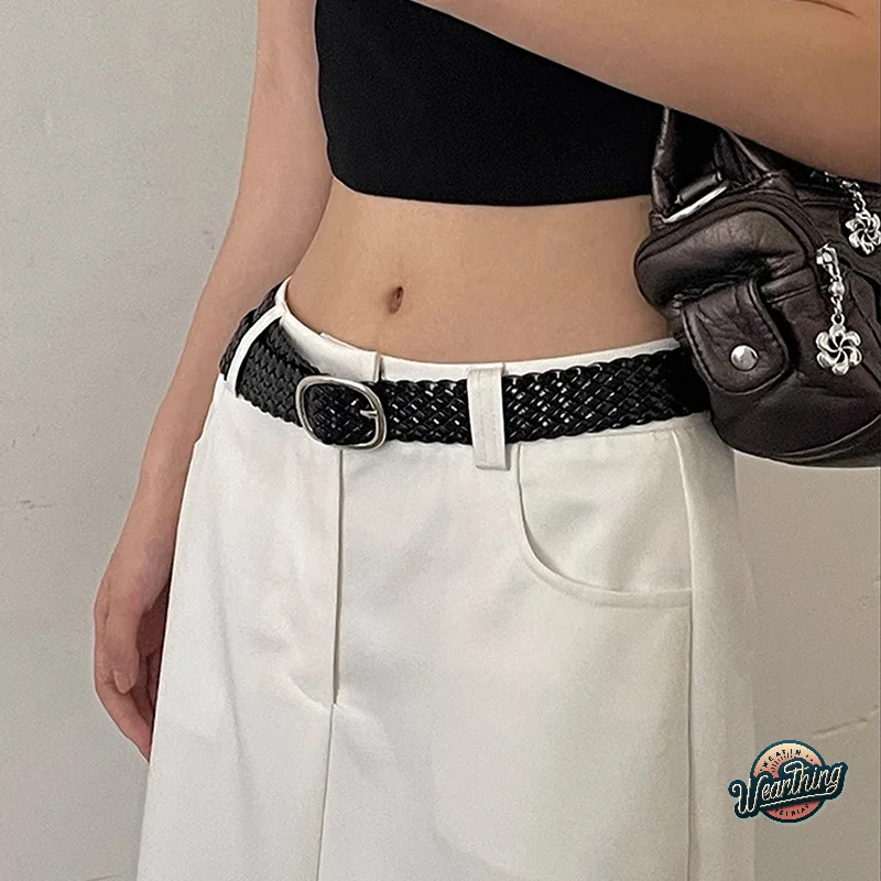 Vintage Gothic Braid Punk Waist Belts For Women Men Versatile Minimalist Waistband Jeans Pants Decorative Waist Belt Gifts
Vintage Gothic Braid Punk Waist Belts For Women Men Versatile Minimalist Waistband Jeans Pants Decorative Waist Belt Gifts