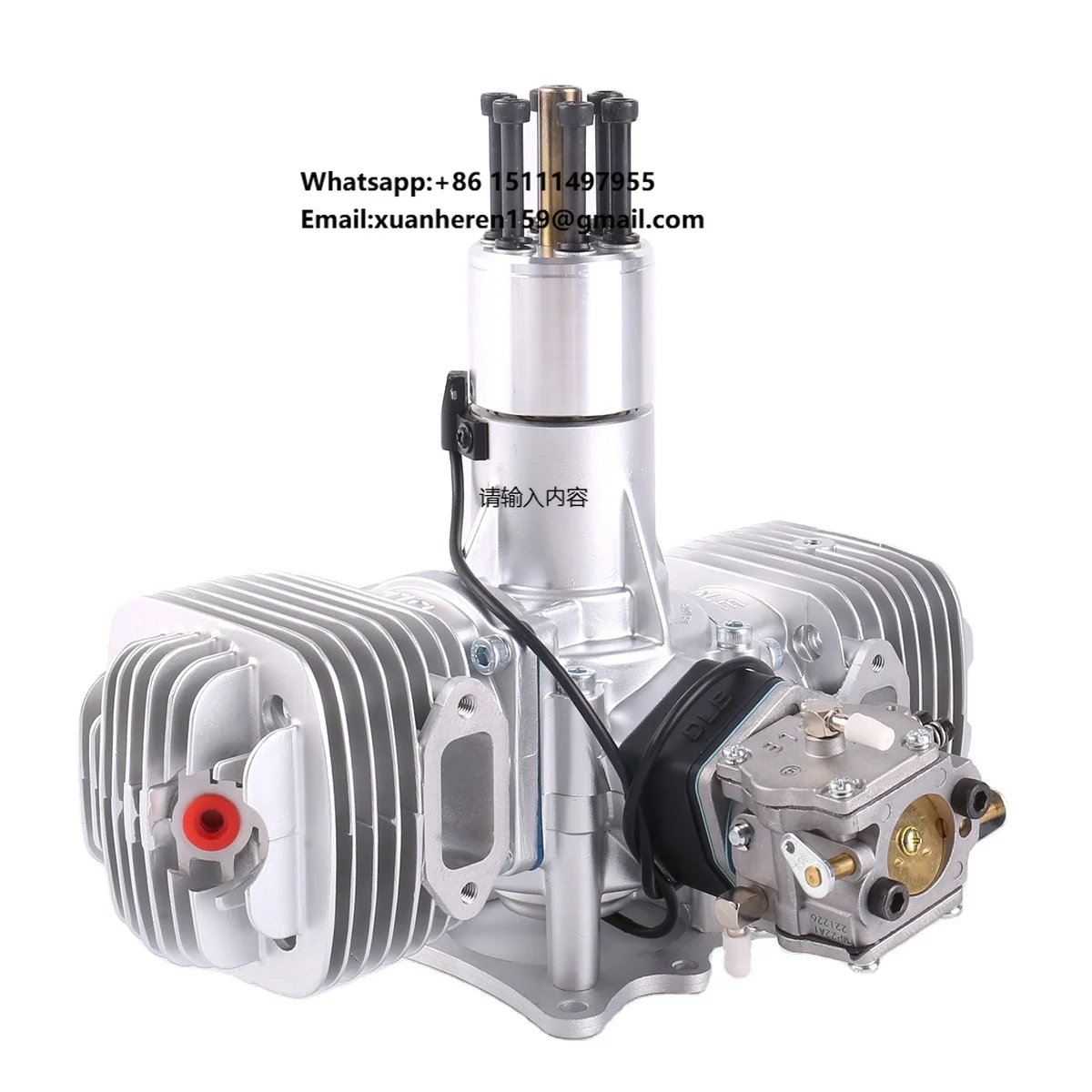 Hot DLE120 Drone Engine Model Gasline Two-cylinder Two-stroke Side Exhaust Natural Air Cooled Hand Start 120CC Displacement
Hot DLE120 Drone Engine Model Gasline Two-cylinder Two-stroke Side Exhaust Natural Air Cooled Hand Start 120CC Displacement