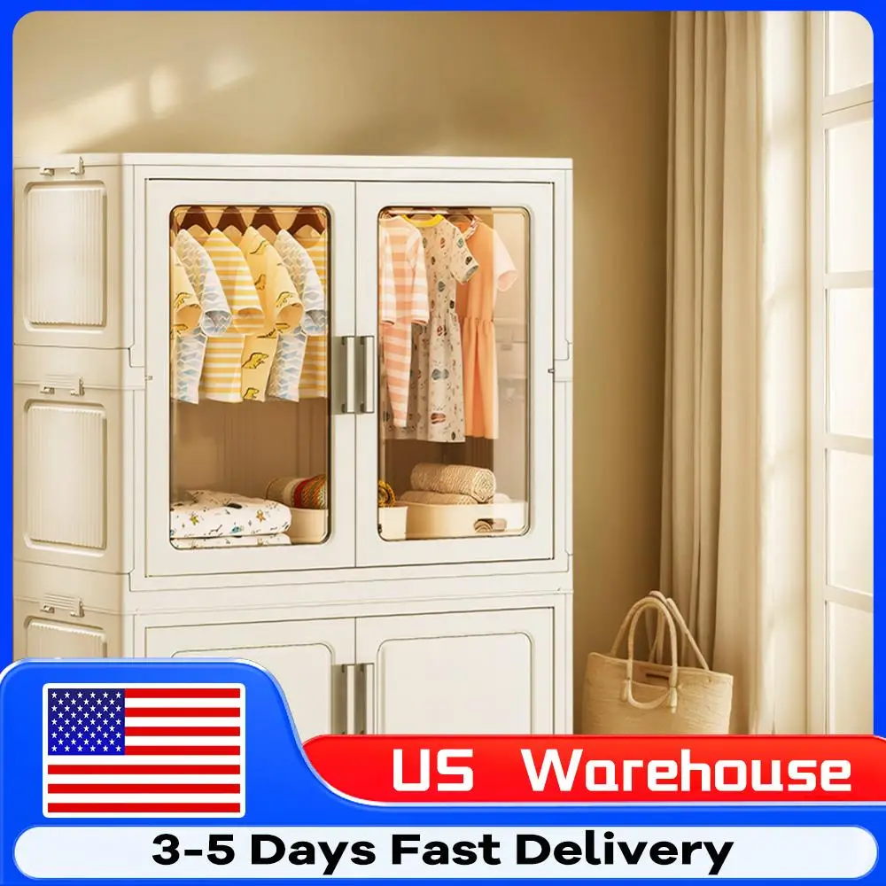 Mobile Wardrobe Foldable Closet with Wheels & Clear Window Clothes Organizer Clothing Storage Shelf for Bedroom Living Room
Mobile Wardrobe Foldable Closet with Wheels & Clear Window Clothes Organizer Clothing Storage Shelf for Bedroom Living Room