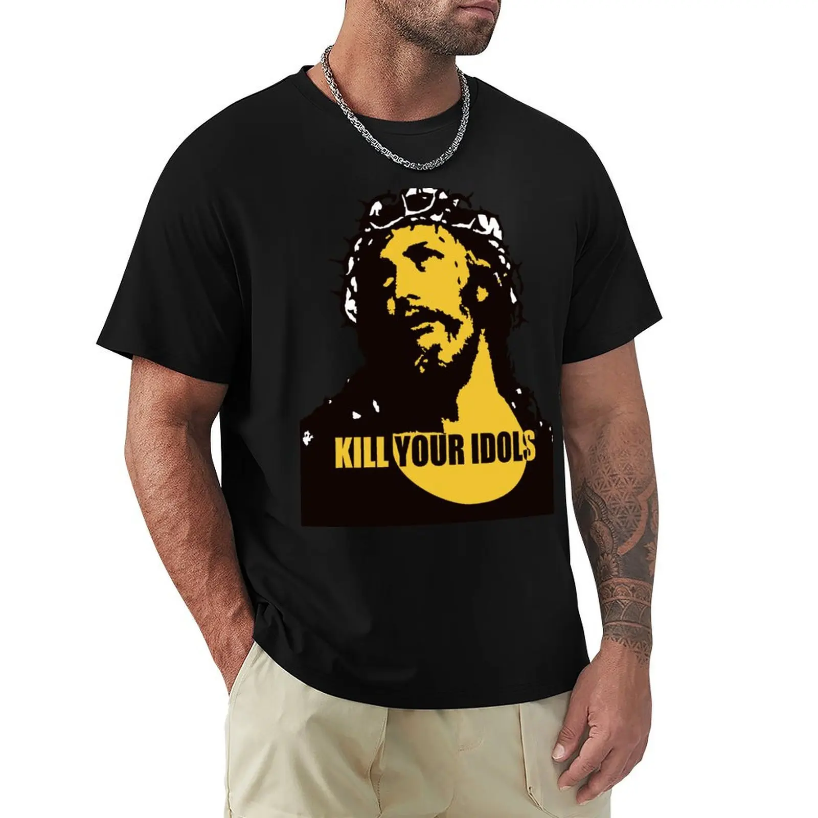 Kill Your Idols Guns & Roses T-Shirt Street Art Print Tee Shirt
Kill Your Idols Guns & Roses T-Shirt Street Art Print Tee Shirt