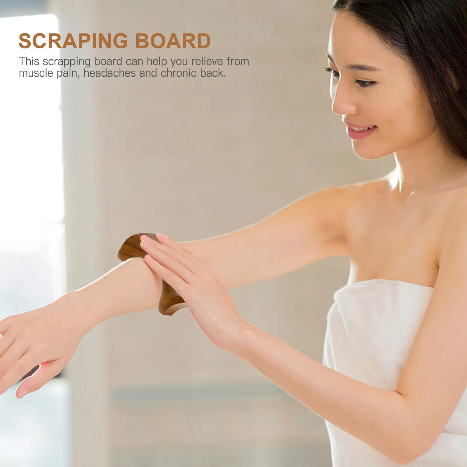 1Pcs Wooden Scraping Board Human Mechanics Gua Sha Massage Scraper Relieve Muscle Headache Neck Pain Massage Tool
1Pcs Wooden Scraping Board Human Mechanics Gua Sha Massage Scraper Relieve Muscle Headache Neck Pain Massage Tool