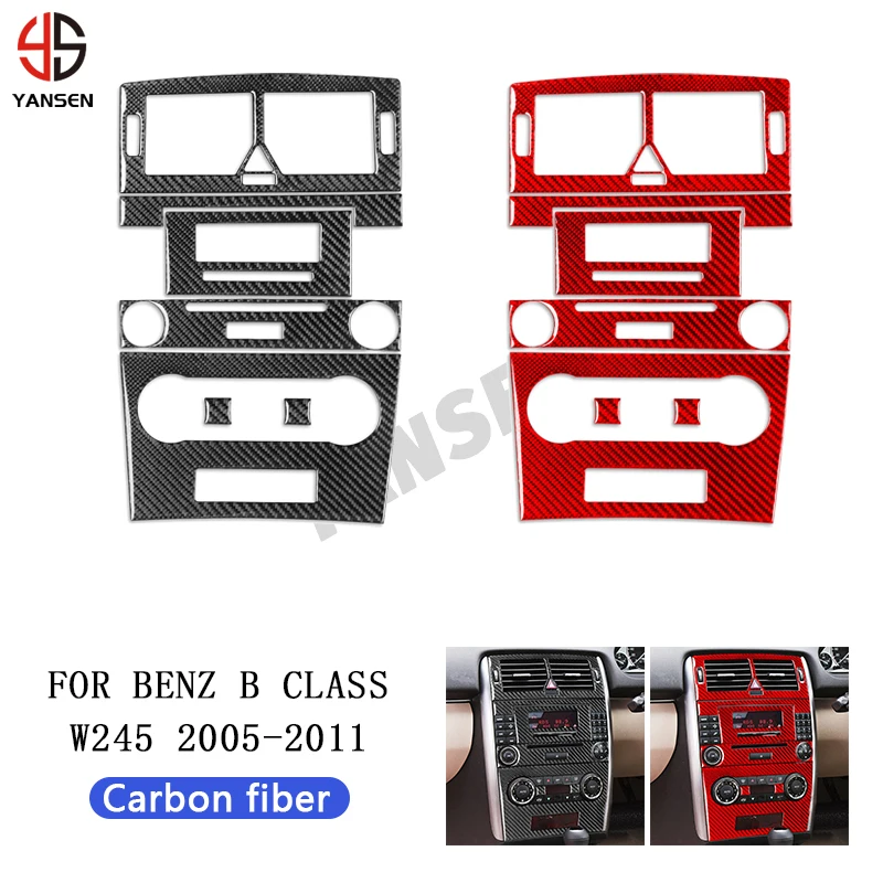 Car Air Conditioning AC Control Panel Cover Trim Car Fiber Sticker For Benz B Class W245 2005-2011 Car Accessories
Car Air Conditioning AC Control Panel Cover Trim Car Fiber Sticker For Benz B Class W245 2005-2011 Car Accessories