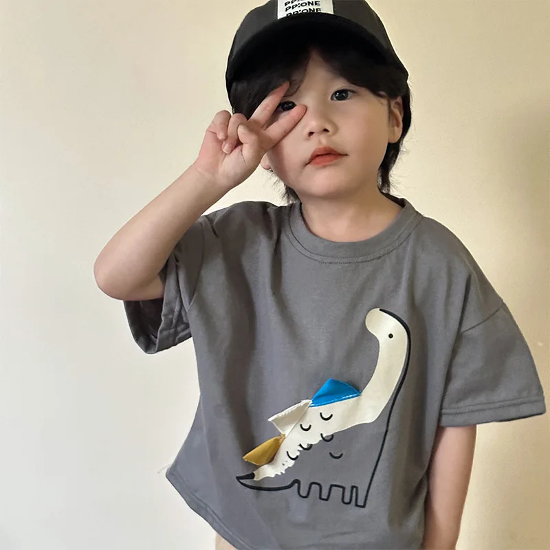 Baby Girl Top Children Short-sleeved T-shirt Girls Pure Cotton Summer Air 2024 New Loose Baby Half-sleeved Fashion Comfort Top
Baby Girl Top Children Short-sleeved T-shirt Girls Pure Cotton Summer Air 2024 New Loose Baby Half-sleeved Fashion Comfort Top