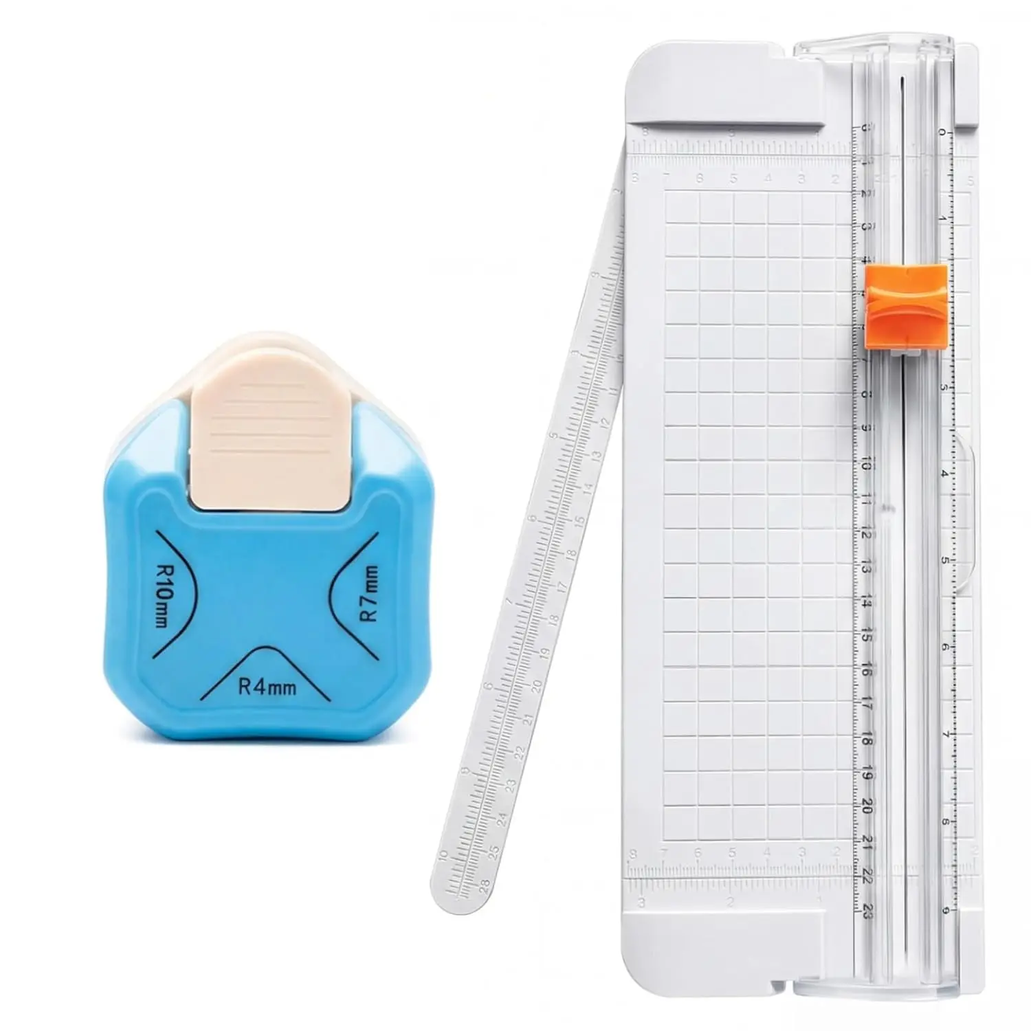Paper Cutter Corner Rounder 3 in 1 Set 4/7/10mm Trimmer for Cardstock
Paper Cutter Corner Rounder 3 in 1 Set 4/7/10mm Trimmer for Cardstock