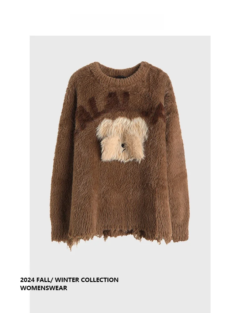 Adorable Bear Melarde round Neck Knitted Sweater Autumn New Style High Knitted Top Forever 21 plus Size Commute Style Long Sl...
Adorable Bear Melarde round Neck Knitted Sweater Autumn New Style High Knitted Top Forever 21 plus Size Commute Style Long Sl...