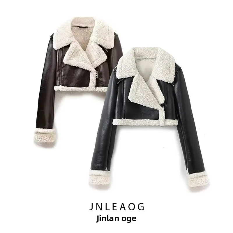 JNLEAOG Women's Faion Design Double-Sided ort Jaet Coat Sli Windproof Warm Thiened Long Sve Zipper Closure
JNLEAOG Women's Faion Design Double-Sided ort Jaet Coat Sli Windproof Warm Thiened Long Sve Zipper Closure