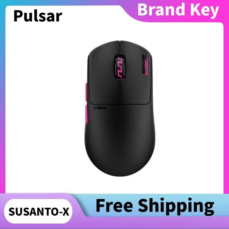 Pulsar Pro SUSANTO-X Mouse Dual Mode 8000Hz Wireless Mouse Polling Rate XS-1 Sensor 32KDPI Wireless Gaming Mouse Accessories
Pulsar Pro SUSANTO-X Mouse Dual Mode 8000Hz Wireless Mouse Polling Rate XS-1 Sensor 32KDPI Wireless Gaming Mouse Accessories