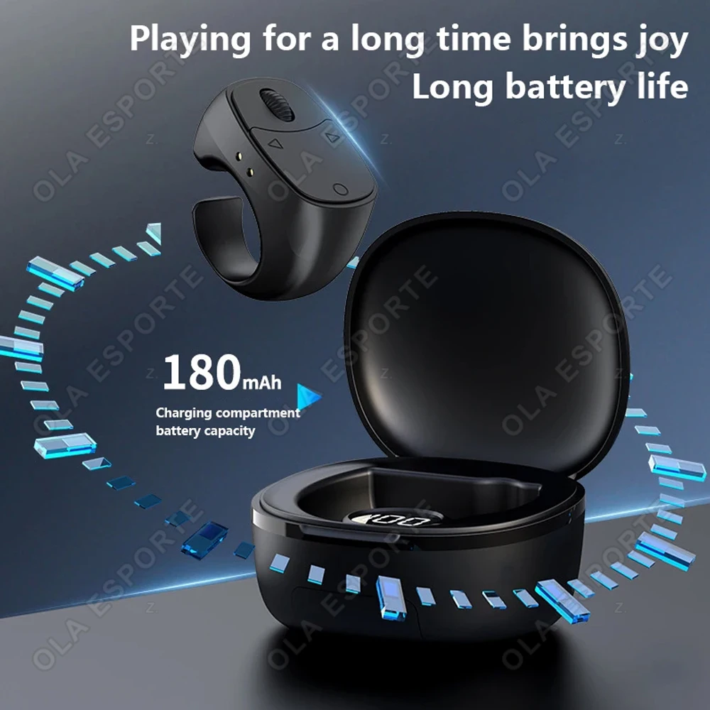 Remote Control Wireless Bluetooth Roller Fingertip Ring portable Mobile Selfie Mice Video Automatic Page Turner Browsing Ring
Remote Control Wireless Bluetooth Roller Fingertip Ring portable Mobile Selfie Mice Video Automatic Page Turner Browsing Ring