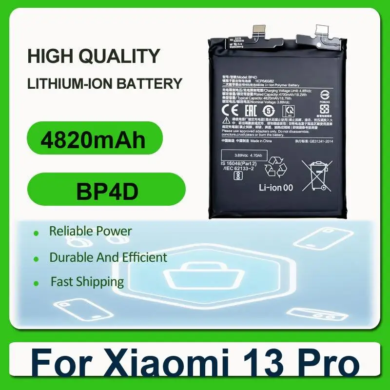 Battery For Xiaomi Redmi 10A 10C Note 13 5G 3 3S 3X 4X 12 5G/Poco X5 Turbo 3/POCO F6 Mi 13T Pro K60 U1tra Ultimate Edition 9T
Battery For Xiaomi Redmi 10A 10C Note 13 5G 3 3S 3X 4X 12 5G/Poco X5 Turbo 3/POCO F6 Mi 13T Pro K60 U1tra Ultimate Edition 9T