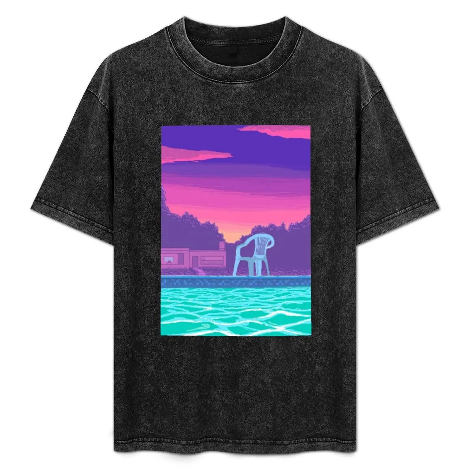 Vaporwave Aesthetic T-Shirt Classic Basic Casual T-Shirt
Vaporwave Aesthetic T-Shirt Classic Basic Casual T-Shirt