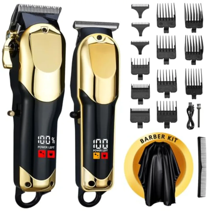 VNTG Shaver Professional Hair Clippers and Trimmer Set for Men Cordless Barber Clippers for Hair Cutting and Beard Grooming Rec
VNTG Shaver Professional Hair Clippers and Trimmer Set for Men Cordless Barber Clippers for Hair Cutting and Beard Grooming Rec