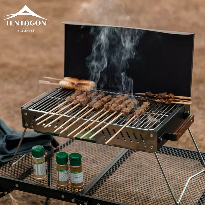 Гриль для кемпинга из нержавеющей стали 304, портативный складной походный гриль для кемпинга, барбекю для пикника, приготовления пищи, кемпинга, оборудование
Гриль для кемпинга из нержавеющей стали 304, портативный складной походный гриль для кемпинга, барбекю для пикника, приготовления пищи, кемпинга, оборудование